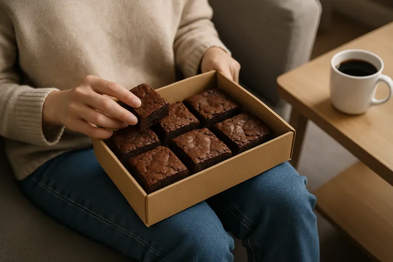 Waarom brownies laten bezorgen?